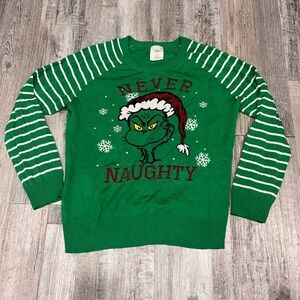 Green Grinch Christmas Sweater